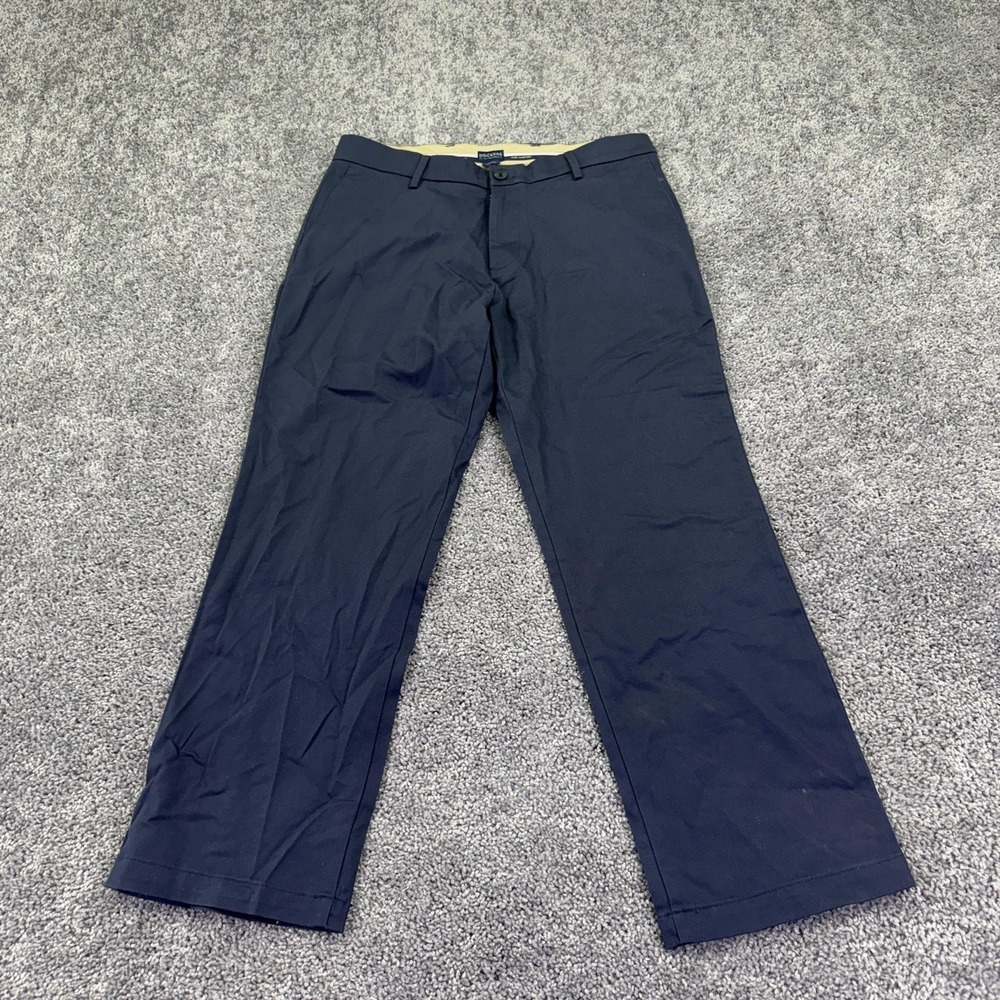 Dockers Pants Mens 34x29 Blue Flex Comfort Straight Chino Stretch Casual City